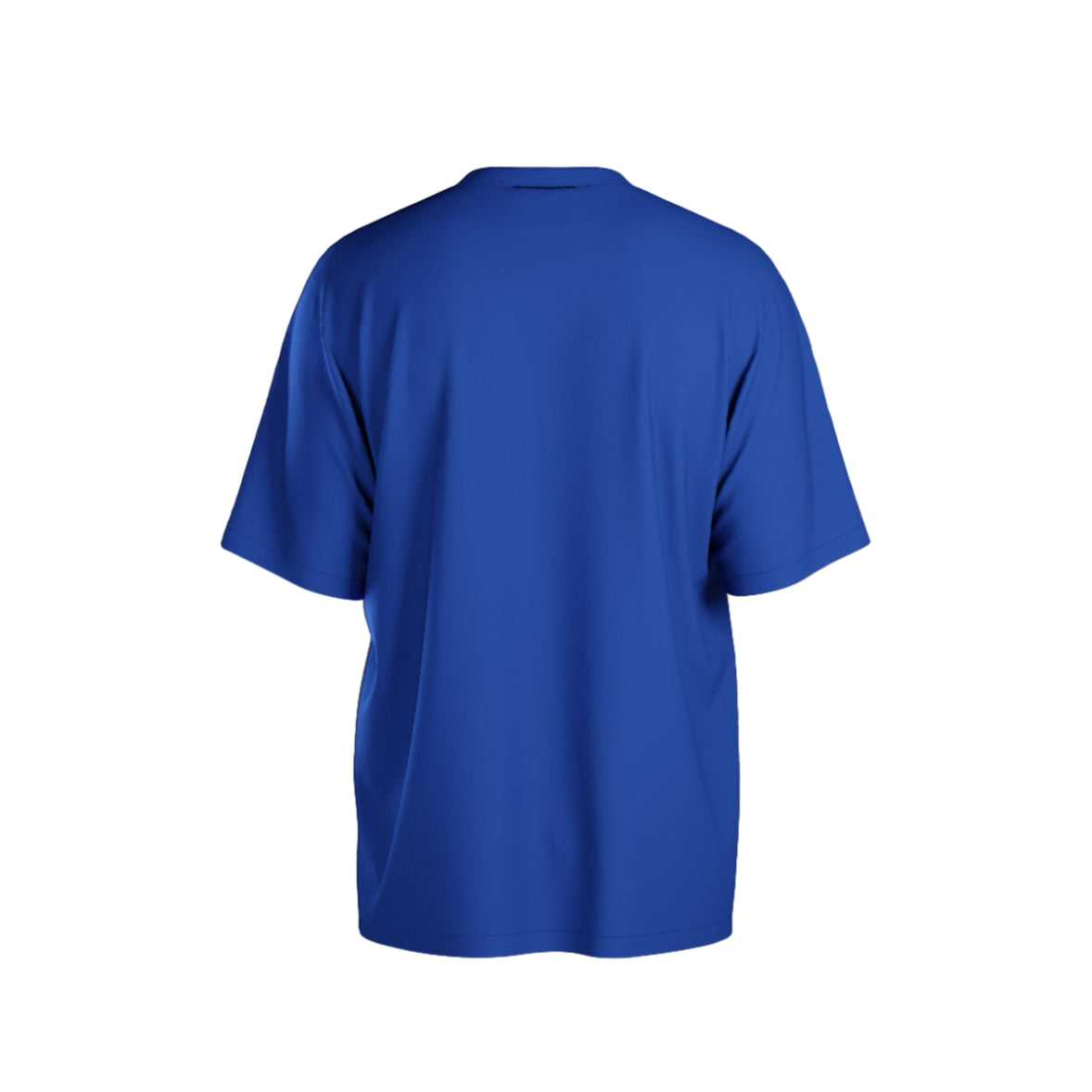 Blue t-shirt on a white background